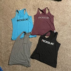 Lot of 4 Women’s Rogue Tanks
